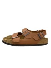 サンダル/26.5cm/BRW/natural leather sandals//