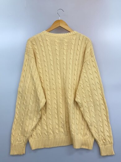 商品画像：90s/巨人タグ/ニット・セーター(薄手)/XL/コットン/YLW/無地// 2