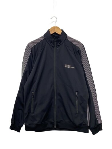 商品画像：トラックジャケット/使用感有り/ジャケット/XL/ポリエステル/BLK// 1