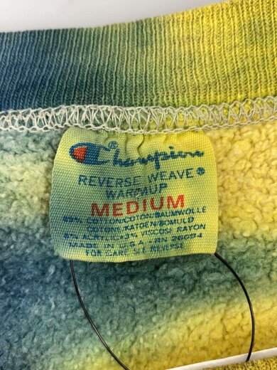 商品画像：80s/USA製/トリコタグ/REVERSE WEAVE/レジ目/珍ピオン/タイダイ/M/// 3