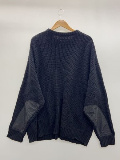 商品画像：ニット・セーター(厚手)/M/コットン/BLK/fsw-22-kn-91 2