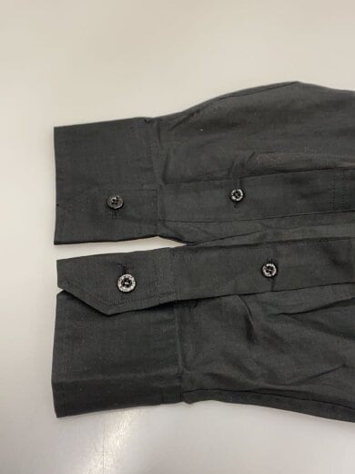 商品画像：25SS/cotton lawn shirt/長袖シャツ/1/コットン/BLK/無地/15234// 5