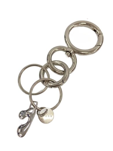 商品画像：キーホルダー/--/SLV/無地/メンズ 1