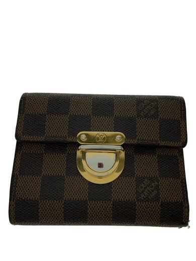 商品画像：ポルト・フォイユ・コアラ_ダミエ・エベヌ/PVC/BRW/総柄/レディース 1