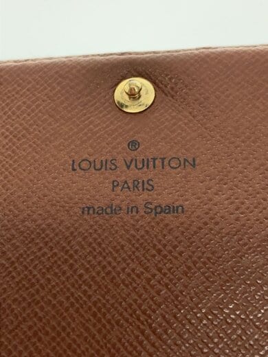 商品画像：2)ポルト・フォイユ・トレゾール_モノグラム・キャンバス/PVC/BRW/レディース 3