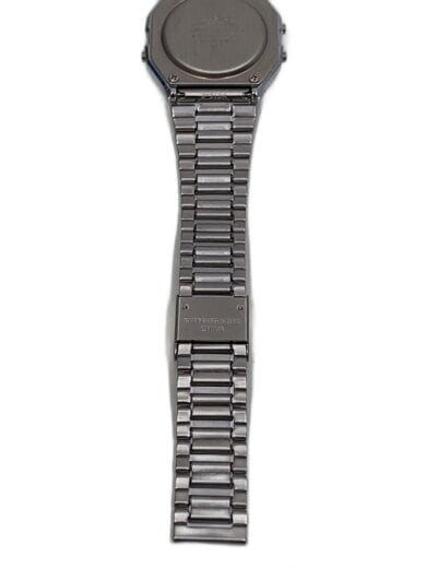 商品画像：クォーツ腕時計/デジタル/BLK/SLV/A158WE 5