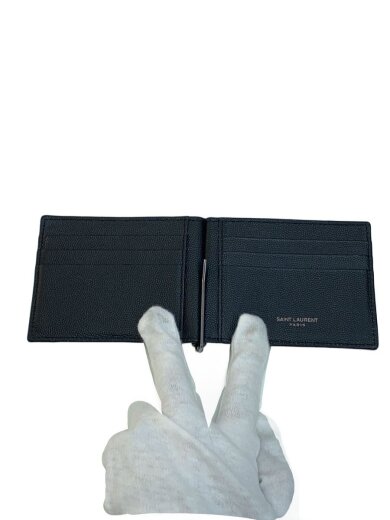 商品画像：2つ折り財布/レザー/BLK/メンズ/ART485630 4