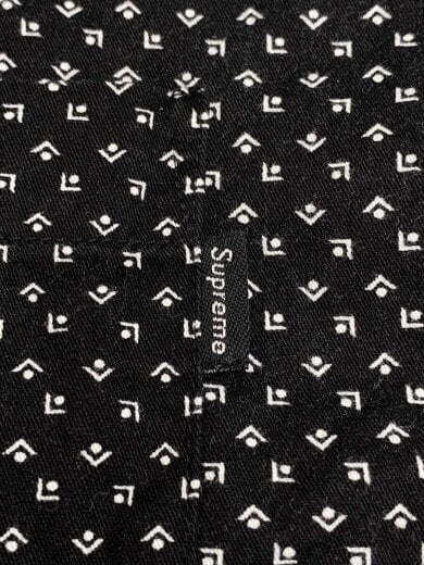 商品画像：長袖シャツ/M/コットン/BLK/総柄 6