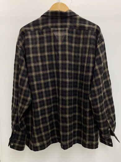 商品画像：ネルシャツ/L/ウール/BRW/25-050-470-1530-3-0 2
