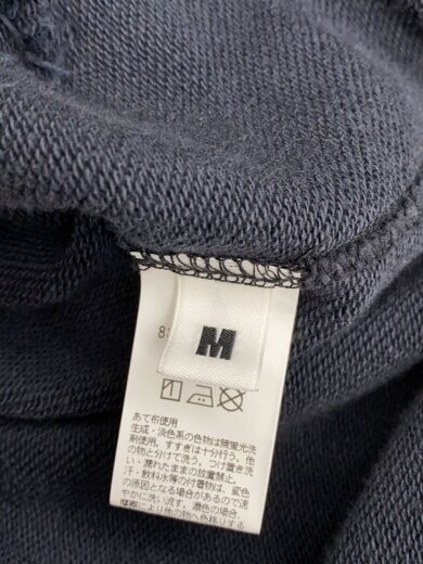 商品画像：ジップパーカー/M/コットン/NVY/無地 4