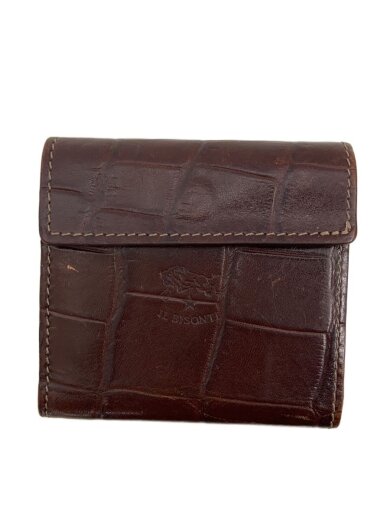 商品画像：3つ折り財布/牛革/BRW/無地/レディース/54-1-54202313440 1