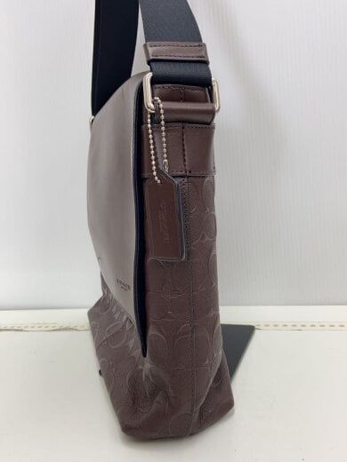 商品画像：ショルダーバッグ/レザー/BRW/無地/F72220 2