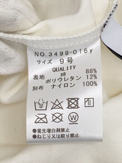 商品画像：半袖ブラウス/9/コットン/WHT/無地/3499-016y 4