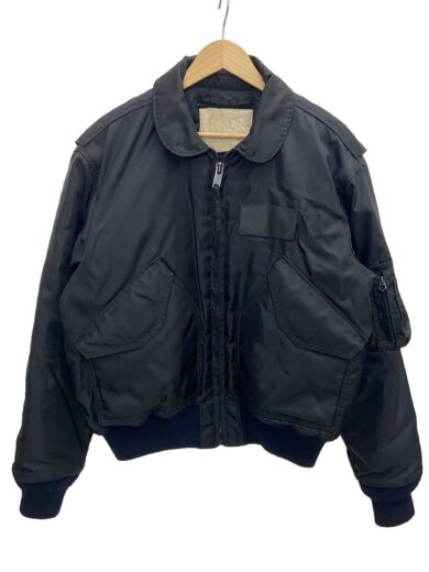 商品画像：フライトジャケット/XL/ナイロン/BLK/無地/DLA100-86-C-0588// 1