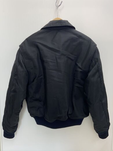 商品画像：フライトジャケット/XL/ナイロン/BLK/無地/DLA100-86-C-0588// 2
