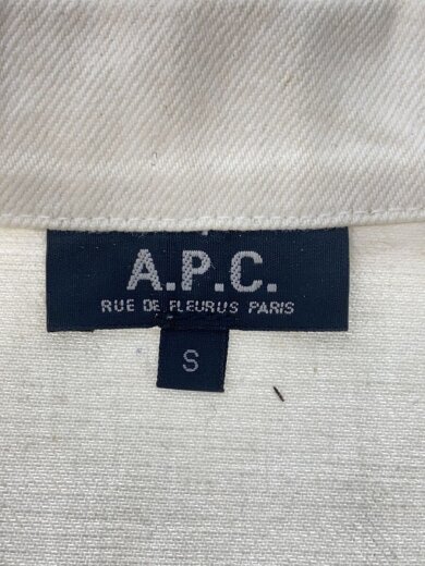 商品画像：Gジャン/S/コットン/WHT/2nd/赤耳/右袖汚れ有 3