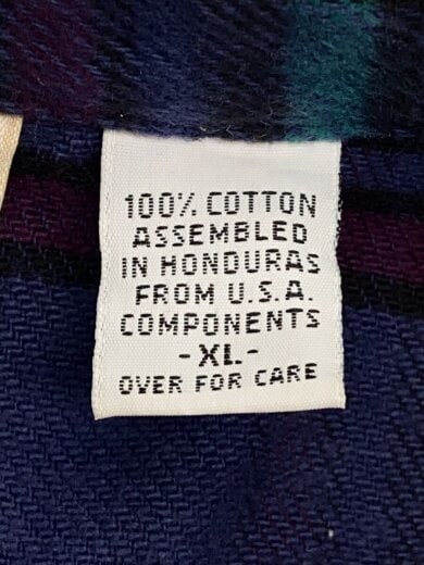 商品画像：ネルシャツ/XL/コットン/マルチカラー/チェック 4