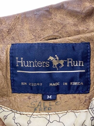 商品画像：HUNTERS RUN/フライトジャケット/M/レザー/BRW 3