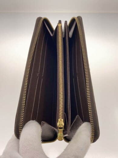 商品画像：1)ジッピー・ウォレット_ダミエ・エベヌ/PVC/BRW/レディース// 4