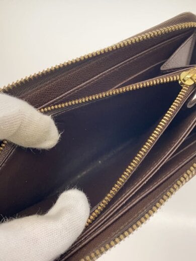 商品画像：1)ジッピー・ウォレット_ダミエ・エベヌ/PVC/BRW/レディース// 5