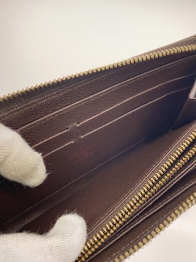 商品画像：1)ジッピー・ウォレット_ダミエ・エベヌ/PVC/BRW/レディース// 6