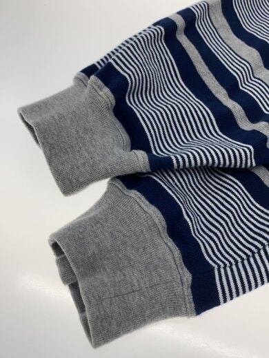 商品画像：長袖シャツ/XL/コットン/GRY/ボーダー/EV24-CS20// 5