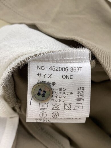 商品画像：長袖Tシャツ/one/レーヨン/WHT 4