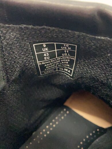 商品画像：ブーツ/UK9/BLK/レザー/CL05A// 5