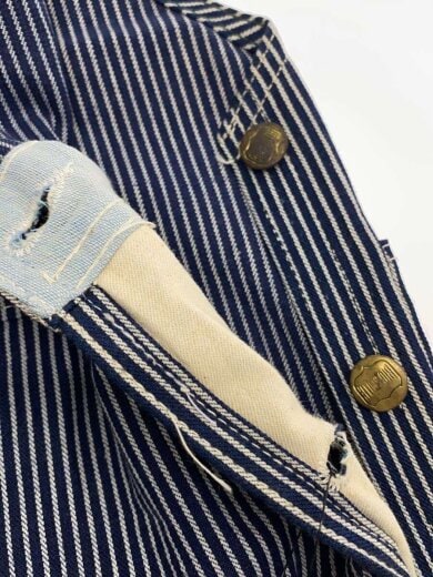 商品画像：オーバーオール/36/コットン/NVY/ストライプ// 3