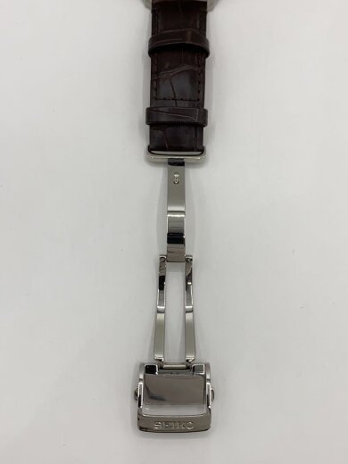 商品画像：クォーツ腕時計/アナログ/レザー/GRN/BRW/8T63-00D0// 5