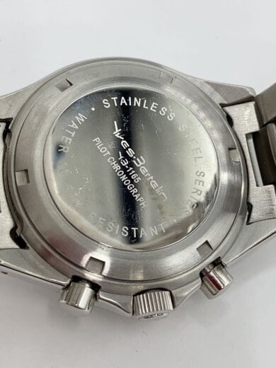 商品画像：クォーツ腕時計/アナログ/ステンレス/WHT/SLV/YB-1165 3