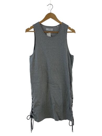 商品画像：メンズ衣料/XO/コットン/GRY/ZUK-1520-01/レ-スアップタンクトップ/ロングタンクトップ 1