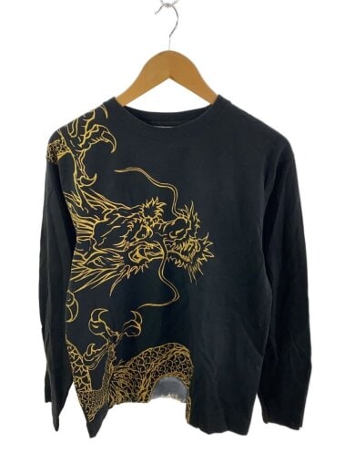 商品画像：長袖Tシャツ/L/コットン/BLK 1