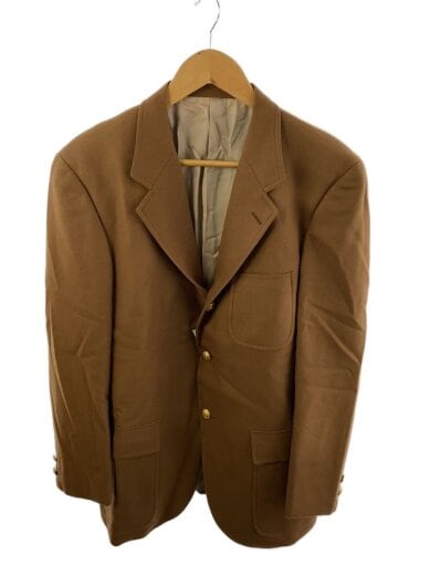 商品画像：テーラードジャケット/98A7/ウール/CML/無地/金ボタン 1