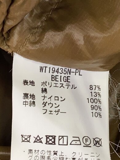 商品画像：ダウンジャケット/M/ポリエステル/BRW/wt19435n-pl 4