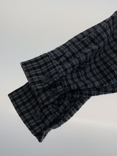 商品画像：長袖シャツ/L/ポリエステル/BLU/チェック/101244014002 6