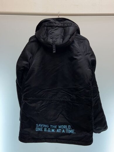 商品画像：フライトジャケット/L/ナイロン/BLK/N-3B/ワッペン 2