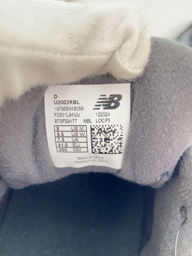 商品画像：U2002/ブラック/US8/BLK/スウェード 5