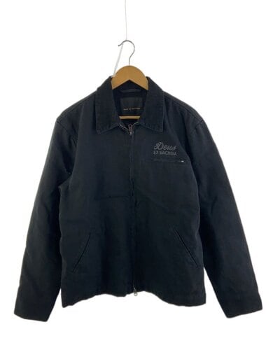 画像：DEUS EX MACHINAジャケット/L/コットン/BLK/無地/1940012dmf863431