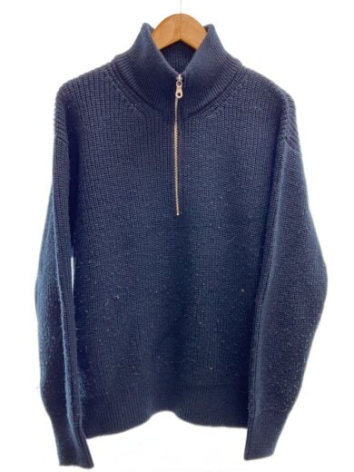 商品画像：ニット・セーター(厚手)/M/ウール/NVY 1