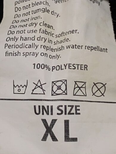 商品画像：TECHNINE/撥水パーカー/XL/ポリエステル/BLK/プリント 5