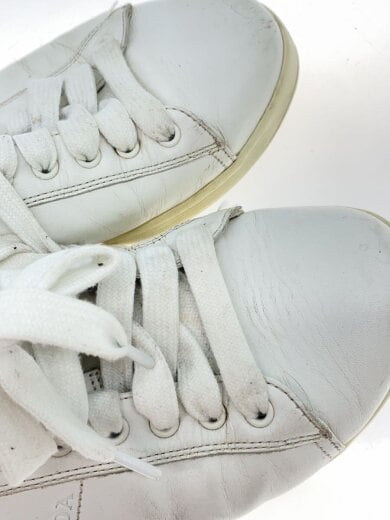 商品画像：ローカットスニーカー/US7.5/WHT/レザー/4E3430// 6