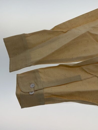 商品画像：長袖ワークシャツ/USA製/80s/15/コットン/CRM/無地 5