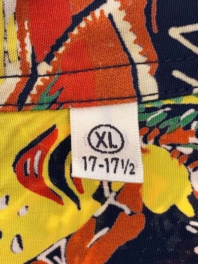 商品画像：アロハシャツ/L/レーヨン/BLK/総柄/M32866// 4