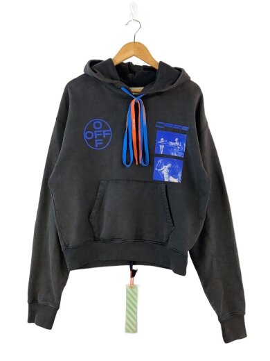 商品画像：パーカー/XS/コットン/BLK/プリント/OMBB037F19E30009// 1