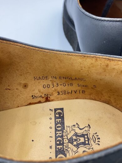 画像：GEORGE COXドレスシューズ/ソール減り有/5/BLK/レザー/3588/vib5