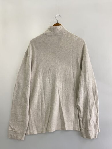 商品画像：ニット・セーター(厚手)/ハーフジップ/QRタグ/XXL/コットン/BEG/無地// 2