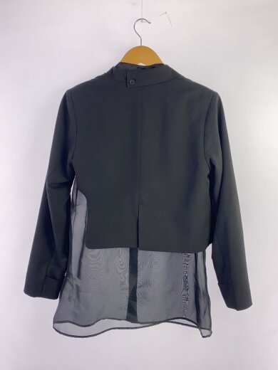 商品画像：ジャケット/M/ポリエステル/BLK/無地/02210620900 2