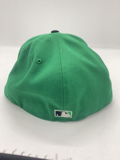 商品画像：キャップ/7 1/2/ポリエステル/GRN/無地/メンズ 3