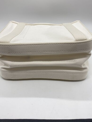 商品画像：ハンドバッグ/キャンバス/WHT/無地 4